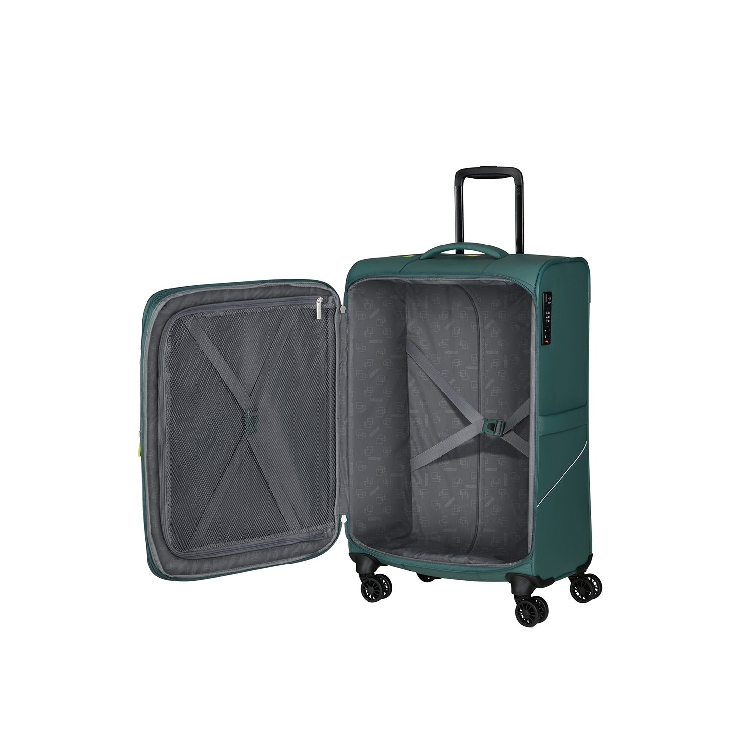 American Tourister SUMMERRIDE reiskoffer spinner M exp.- dark forest