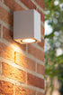 LUCIDE Wandspot ZARO buiten - 1xGU10 35W IP44 wit