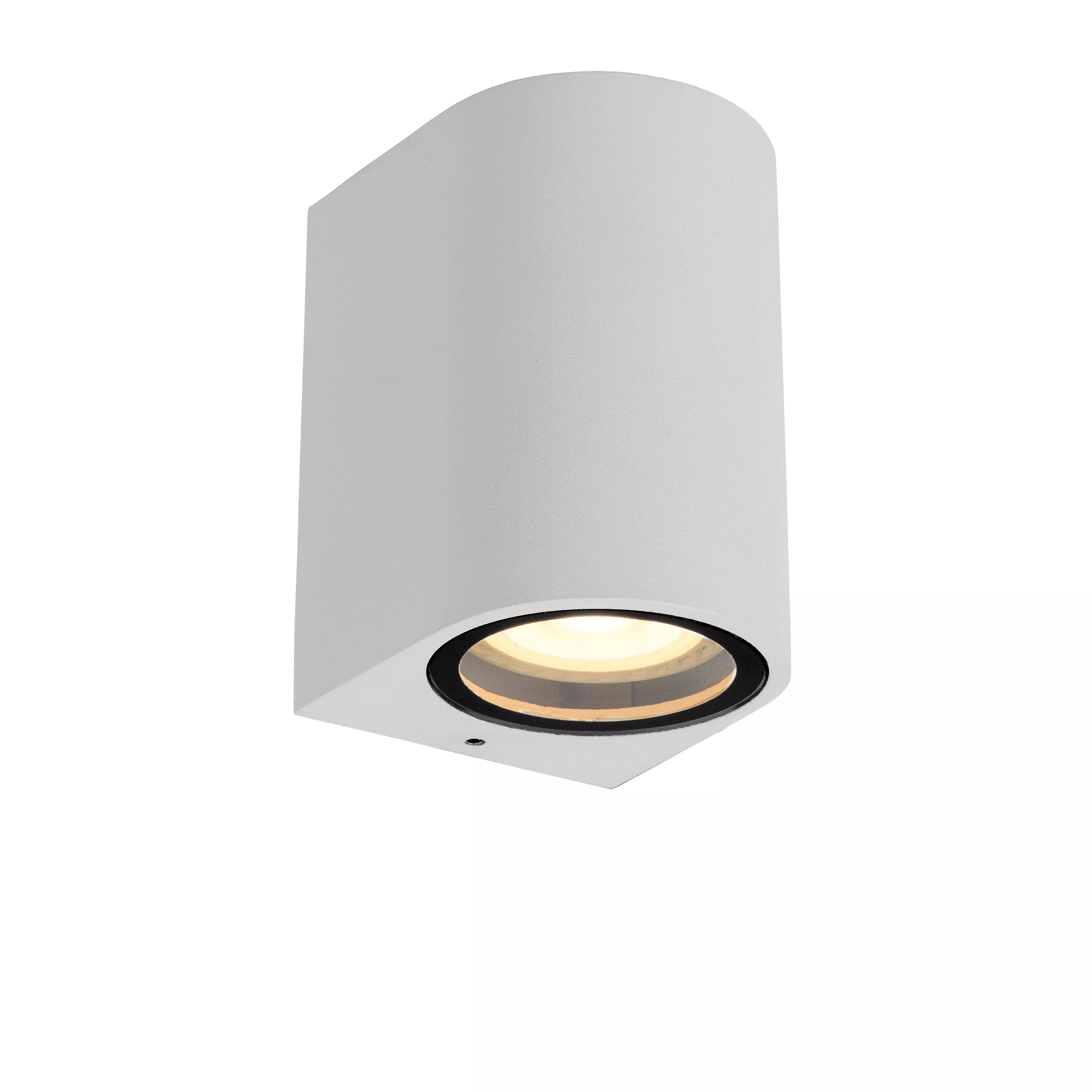 LUCIDE Wandspot ZARO buiten- 1xGU10 35W IP44 wit