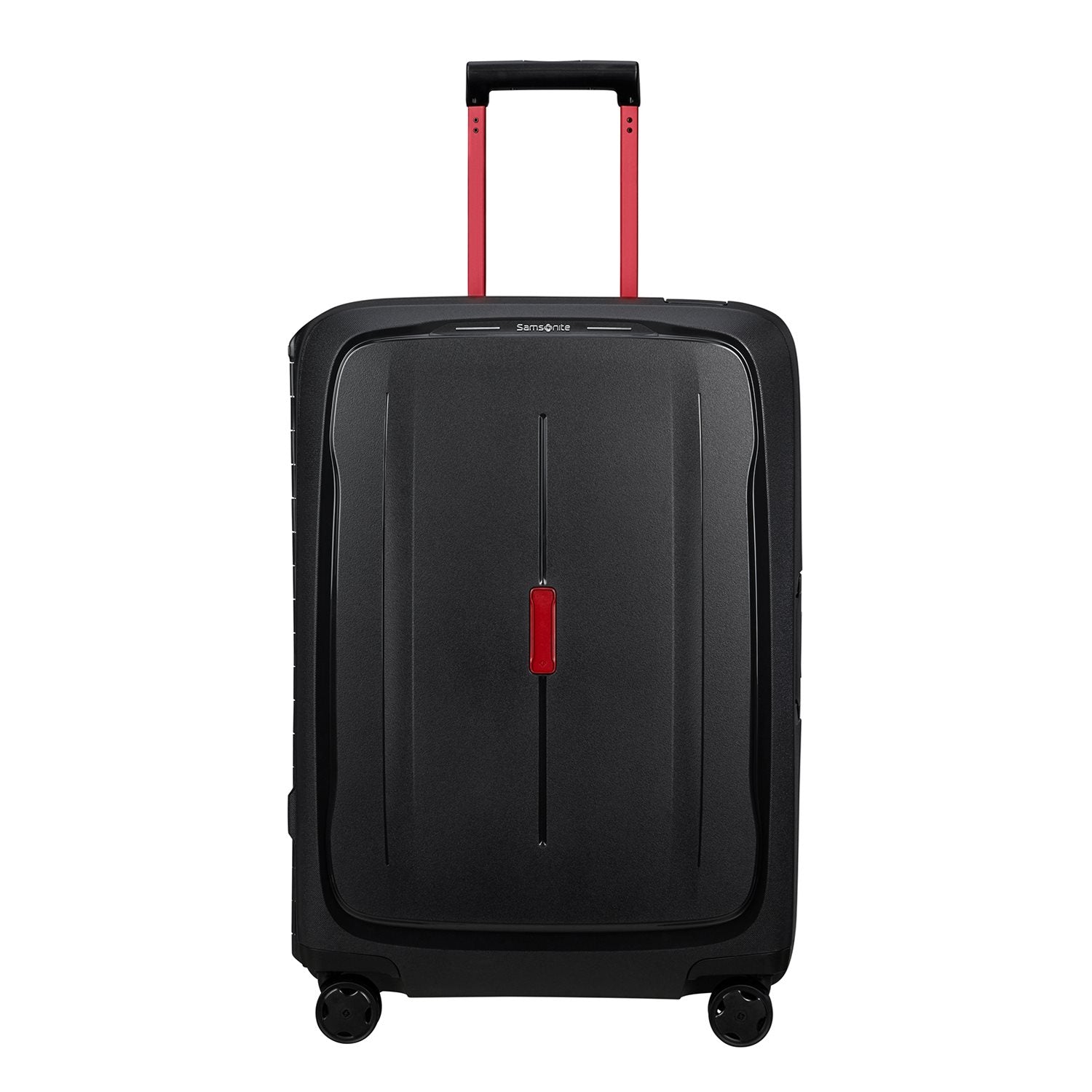 Samsonite ESSENS spinner reiskoffer - 69 x25cm 4 wielen - Charcoal/Red