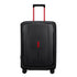 Samsonite ESSENS spinner reiskoffer - 69 x25cm 4 wielen - Charcoal/Red