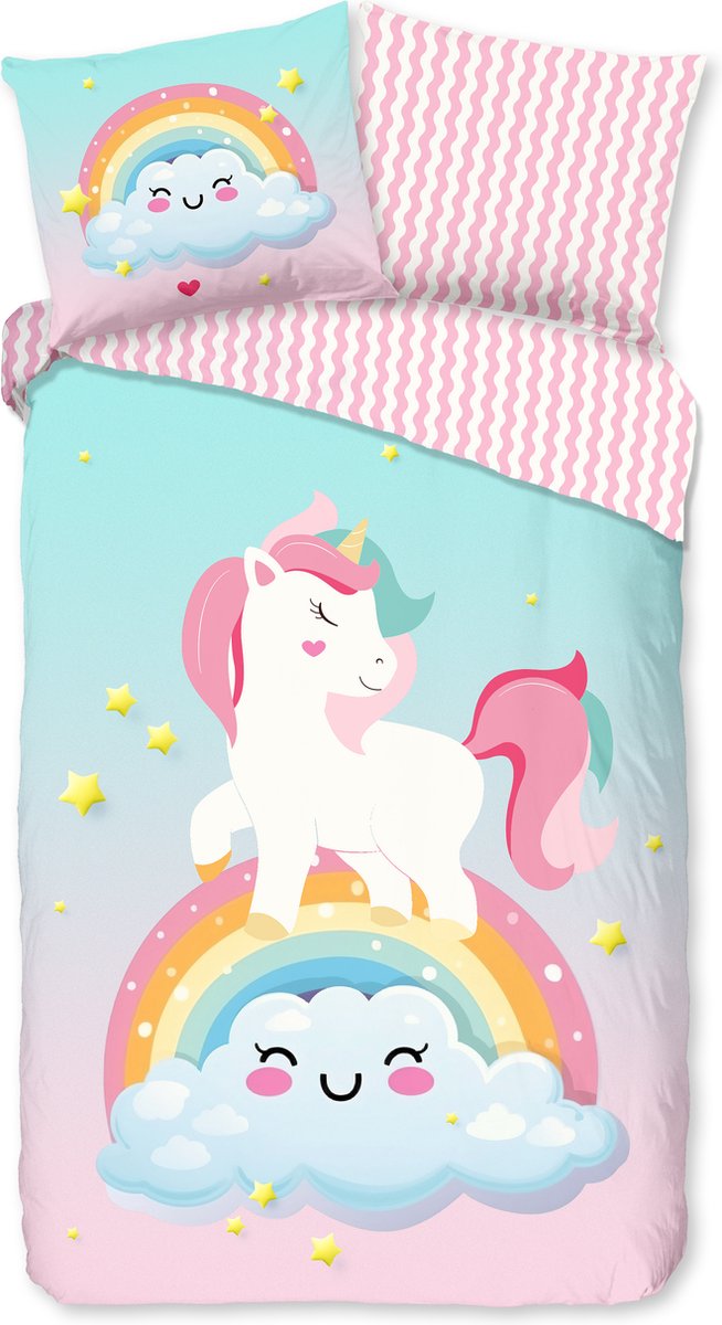 GOODMORNING Dekbedovertrek kids- 140x22 cm - 33163 multi -