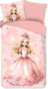GOODMORNING Dekbedovertrek kids- 140x22 cm - 33135 pink