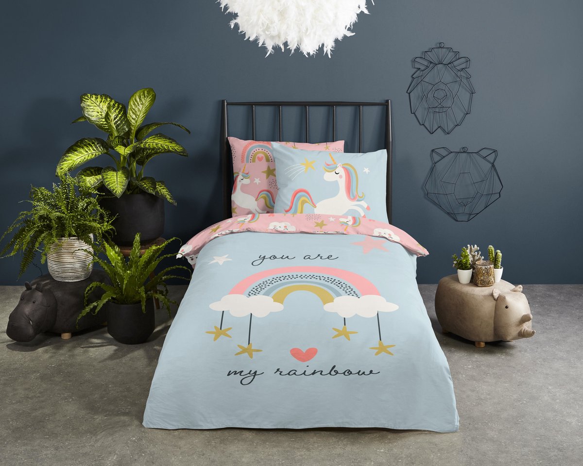 GOODMORNING Dekbedovertrek kids- 140x22 cm - 33036 multi