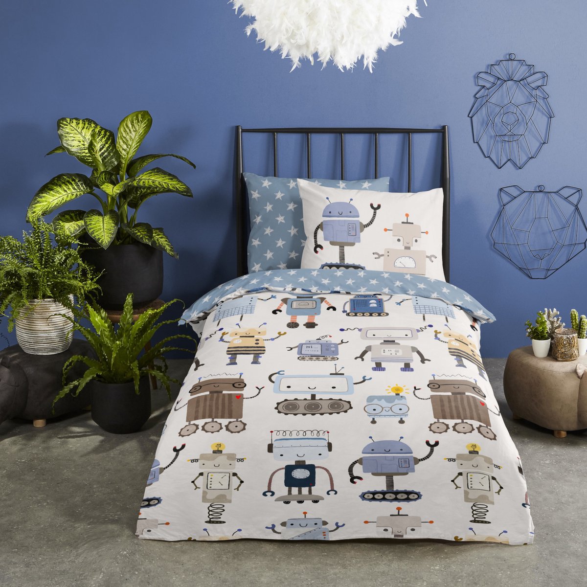 GOODMORNING Dekbedovertrek kids- 140x22 cm - 33012 multi