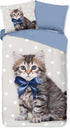 GOODMORNING Dekbedovertrek kids- 140x22 cm - 33094 blauw