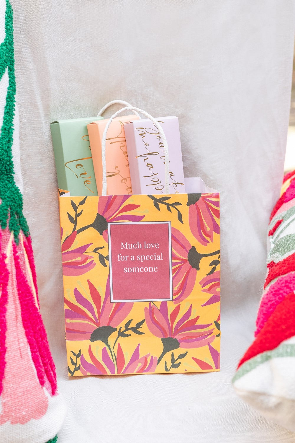 HOME SOCIETY Bloom geschenktas - love