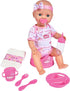 SIMBA New born baby pop 43cm - roze met accessoires