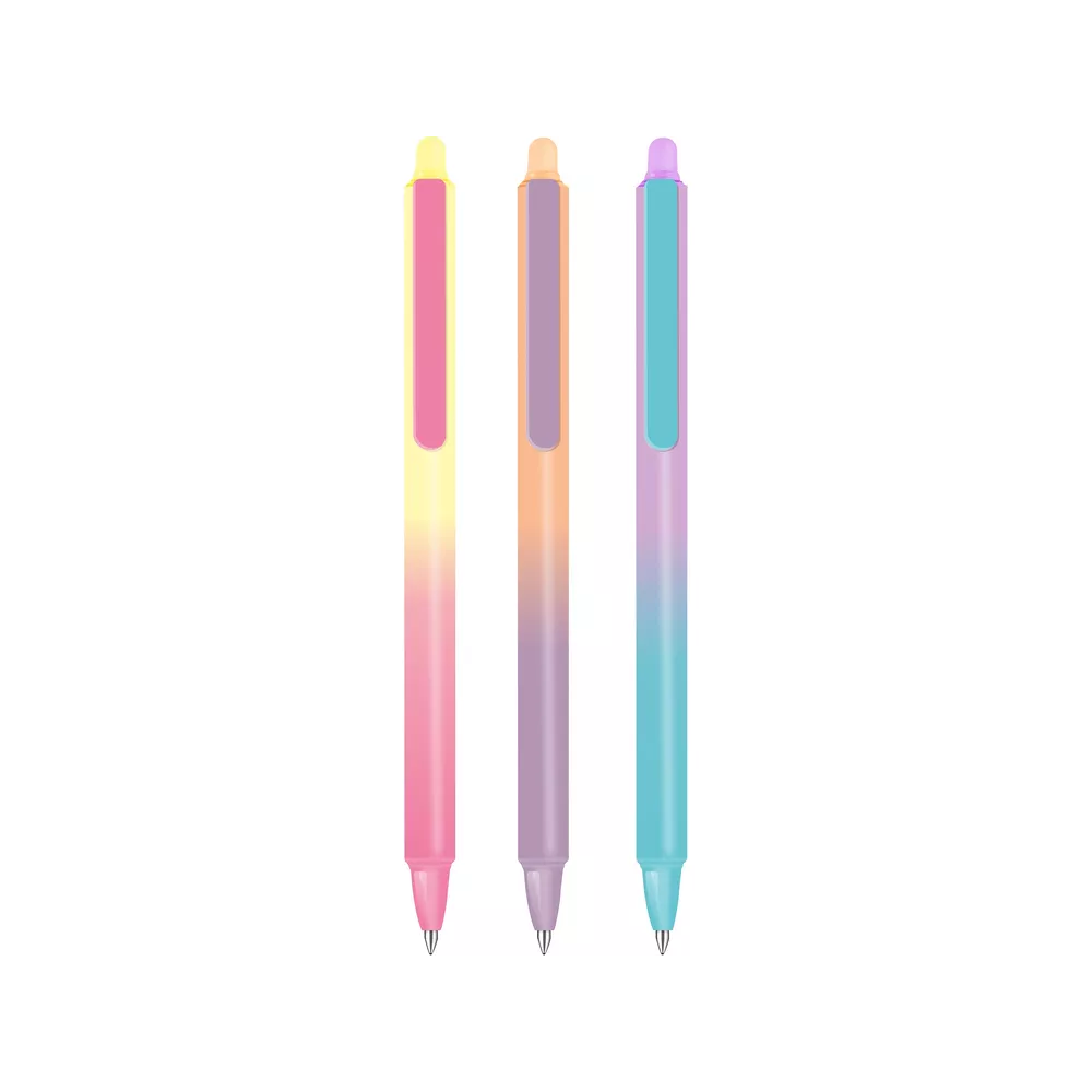 Uitwisbare balpen - gradient light ass.