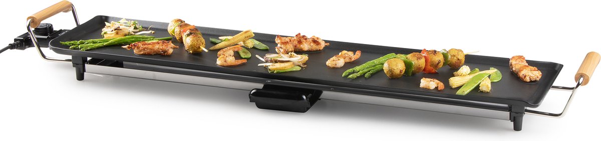 DOMO Teppanyaki Family&Friends XXL 90cm - hout houtlook