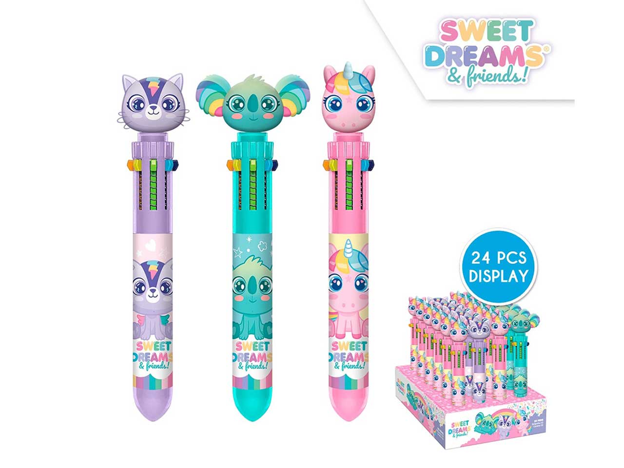 SWEET DREAMS 6kleuren pen - 3ass.