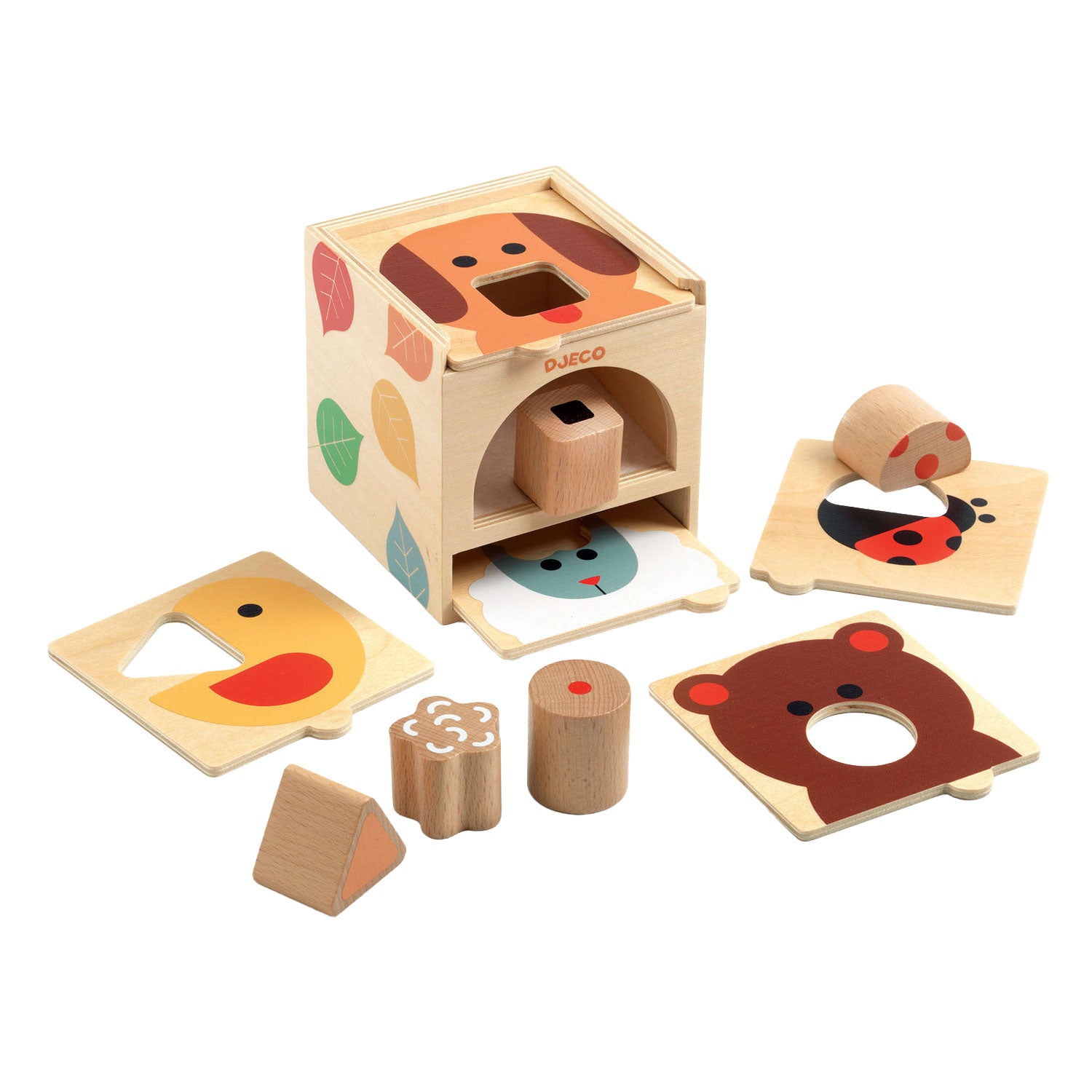 DJECO Basic - Houten puzzel boxbasic