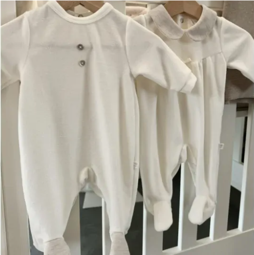 LIVING NATURE Evert babypakje - wit - 3m