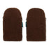 KONG WALTHER Osterbro stroller gloves - teddy chocolate brown