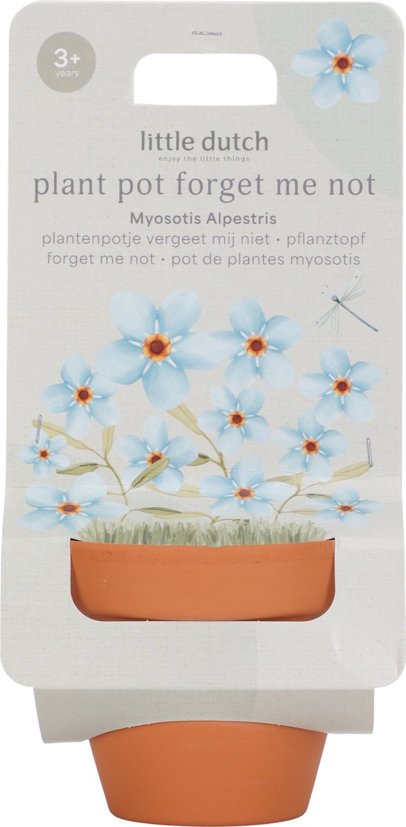 LITTLE DUTCH Plantenpotje vergeet mij niet