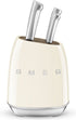 SMEG Messenblok 6 rvs messen - cream