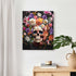 Deco panel - 40x50cm - floral skull
