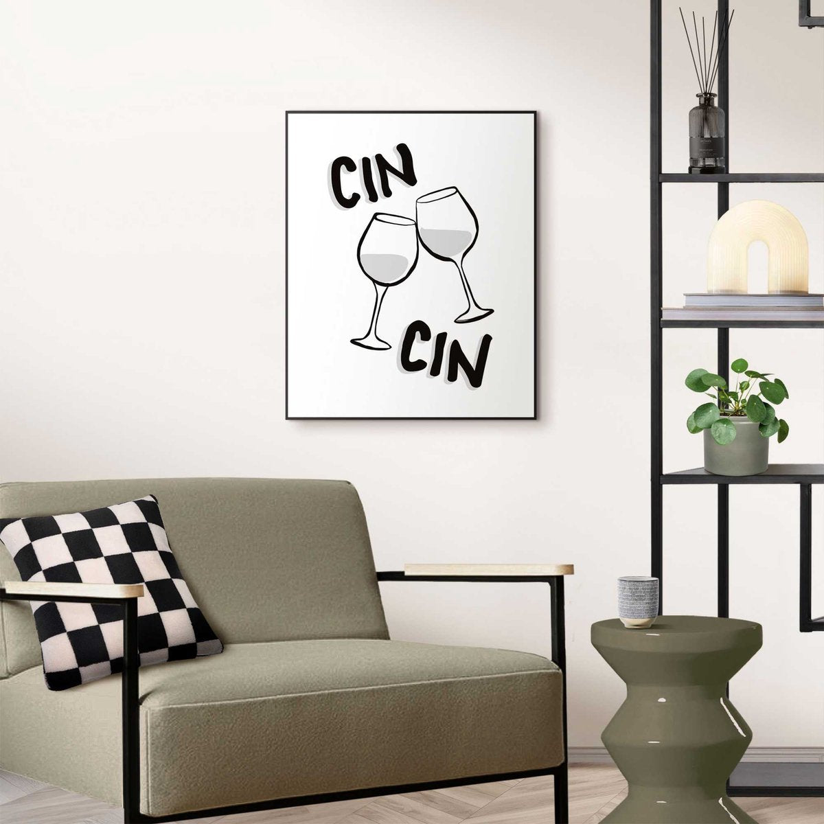 Slim frame black - 40x50cm - cin cin