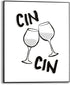 Slim frame black - 40x50cm - cin cin