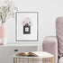 Slim frame wit - 30x40cm - beauty bottle