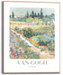 Slim frame wood - 40x50cm - Van Gogh garden des Arles