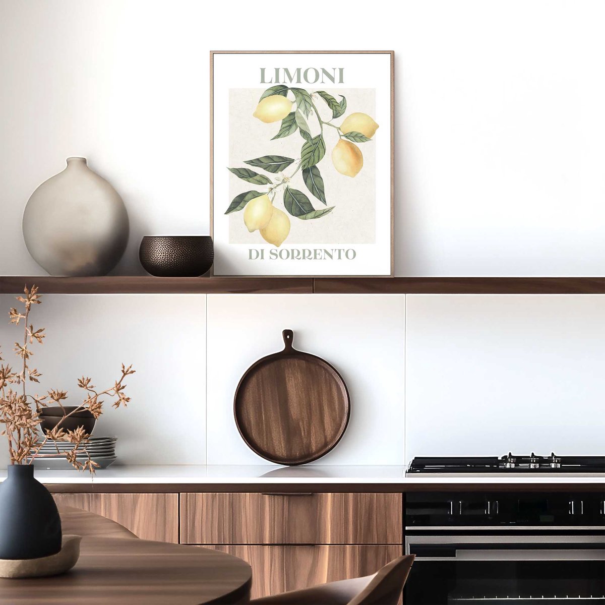 Slim frame wood - 40x50cm - limoni