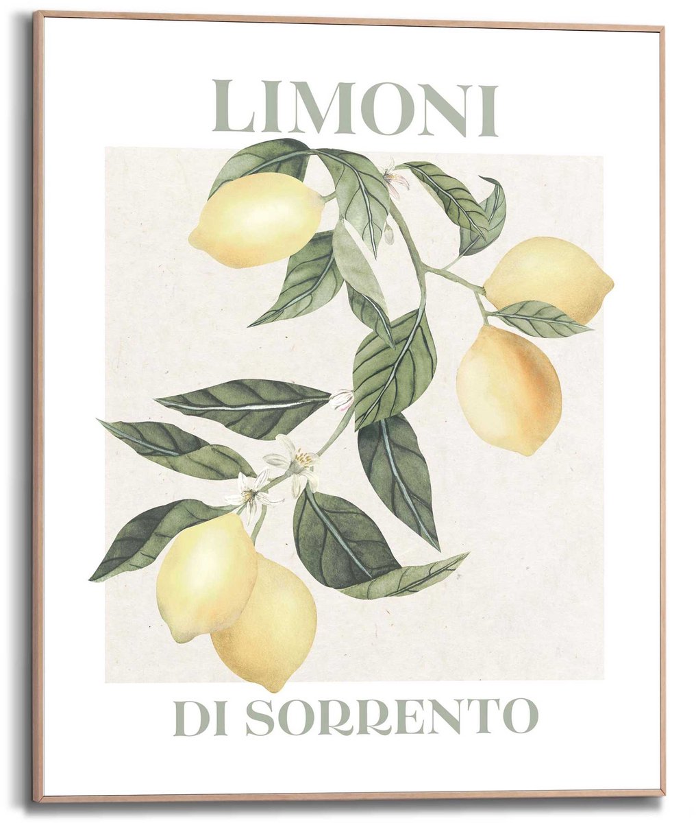 Slim frame wood - 40x50cm - limoni