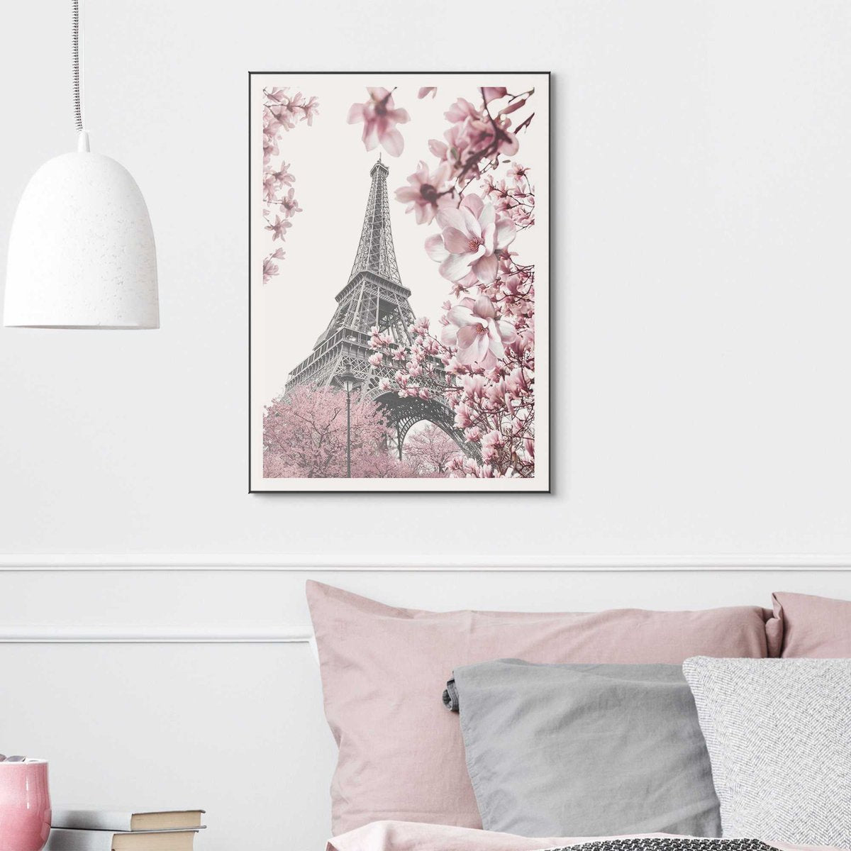 Slim frame black - 50x70cm - spring in Paris