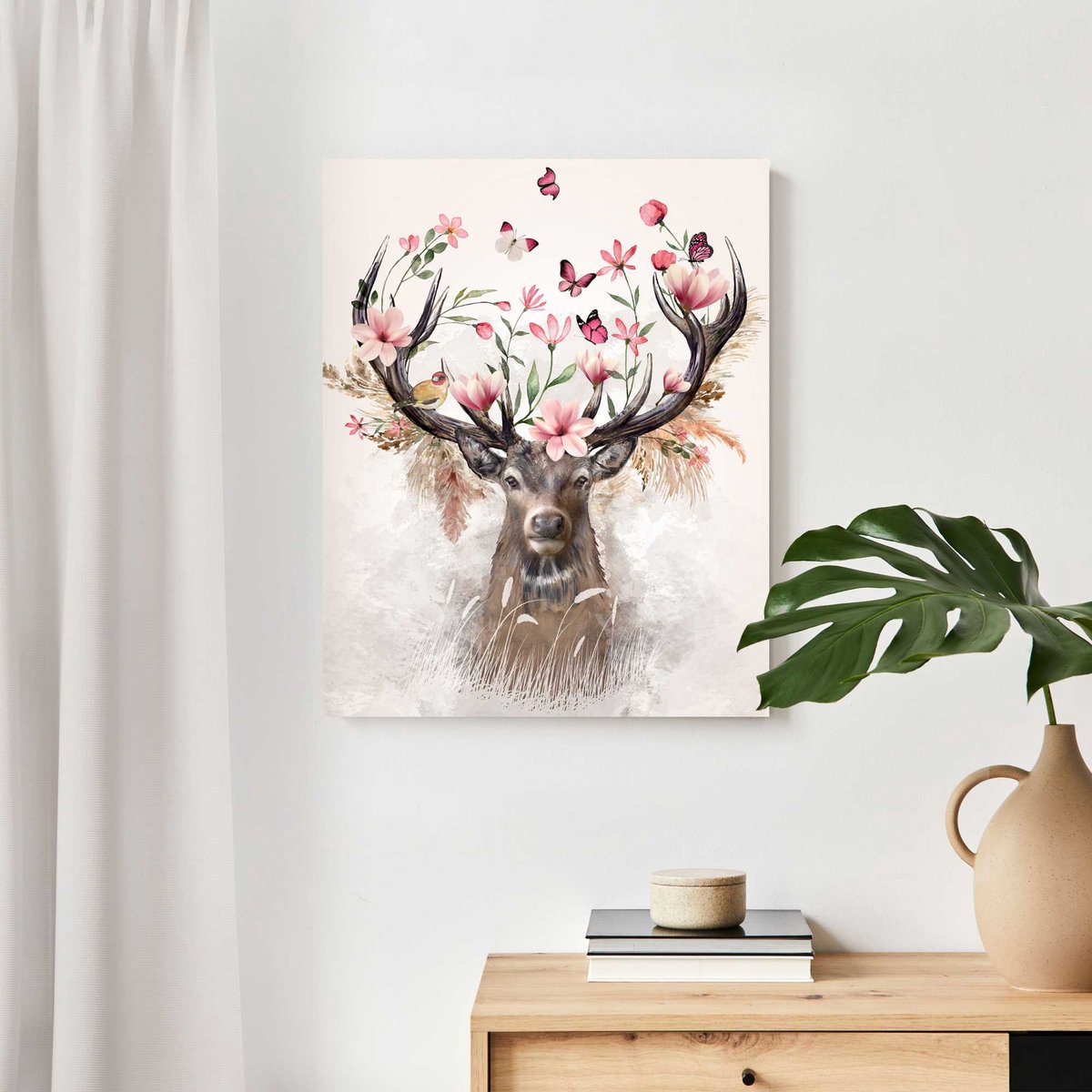 Deco panel - 40x50cm - sweet deer
