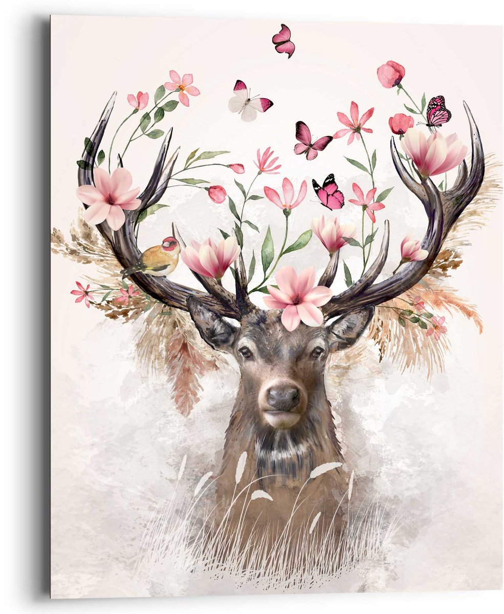 Deco panel - 40x50cm - sweet deer