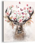Deco panel - 40x50cm - sweet deer