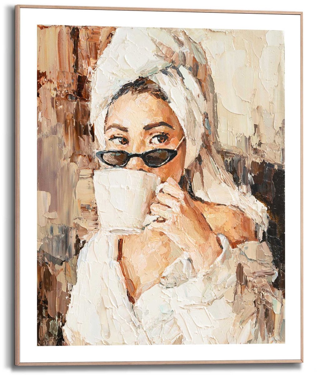 Slim frame wood - 40x50cm - waking up