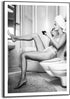 Slim frame black - 50x70cm - getting dressed