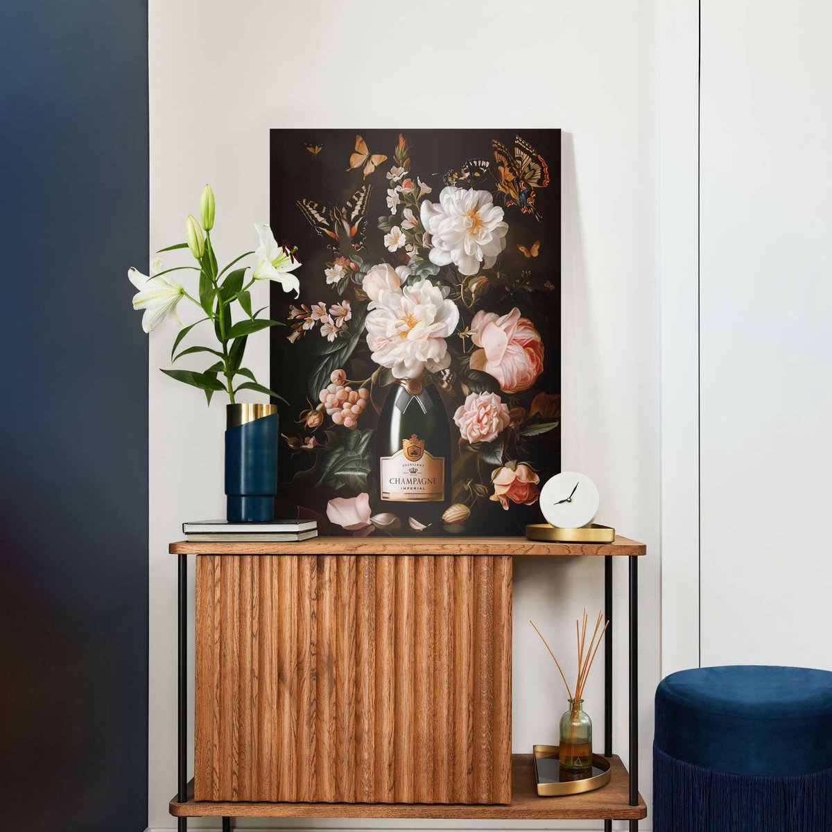 Giclee on canvas - 50x70cm - festive flowers