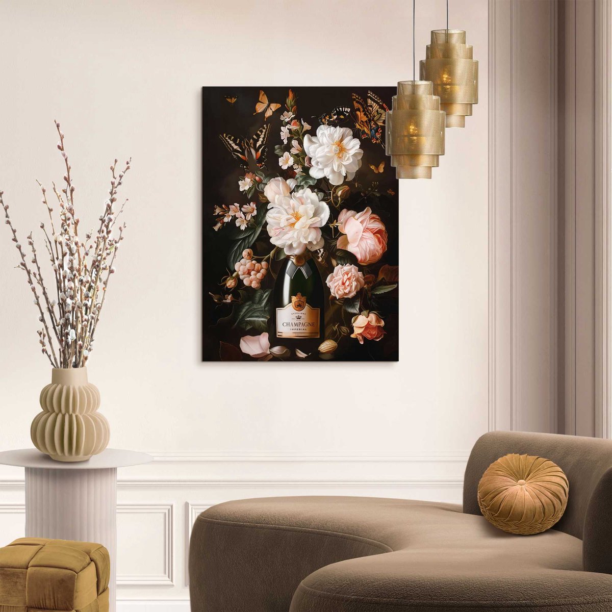 Giclee on canvas - 50x70cm - festive flowers