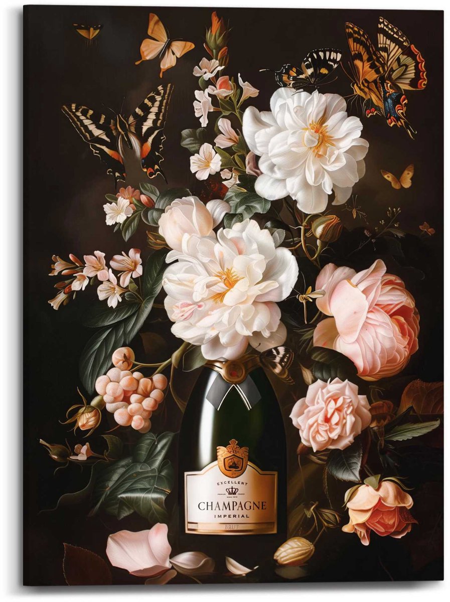 Giclee on canvas - 50x70cm - festive flowers