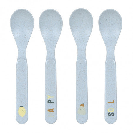 LASSIG Lepel set - happy fruits lemon