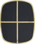 Bralo spiegel - 36x55cm - goud