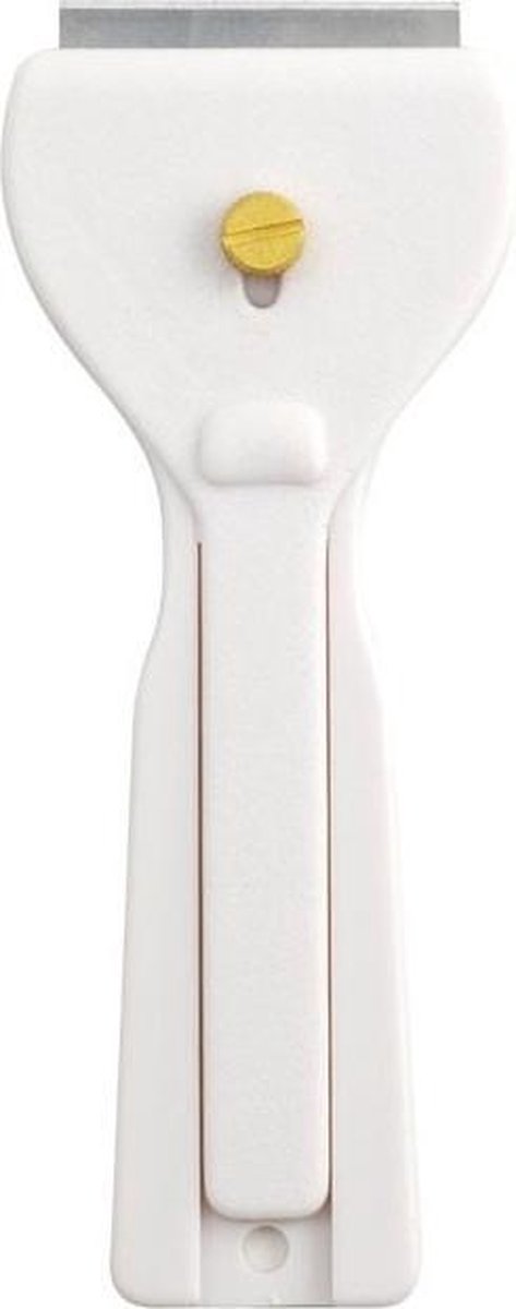 METALTEX Radeermesje kookplaatschraper - verwisselbaar mesje afm 13.5x5.5cm