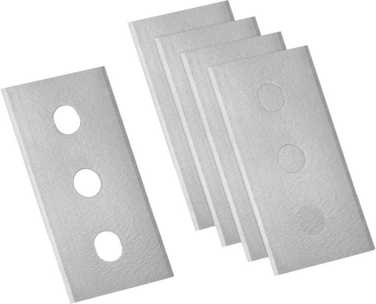 METALTEX 5 Lemmets voor radeermesje vervangmesjes voor ref 297008