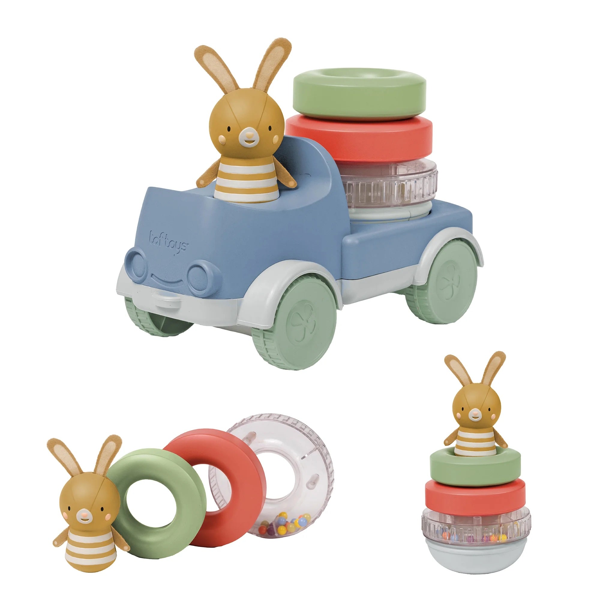 TAF TOYS Bunny Stackers truck