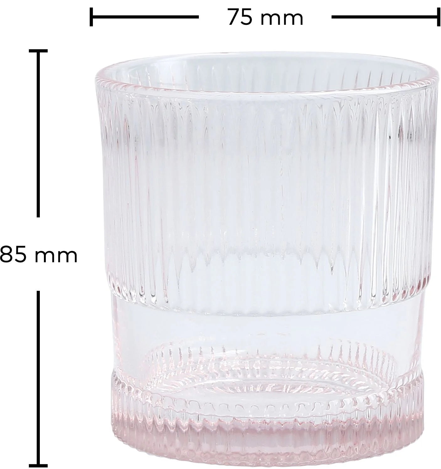 ZWIESEL Fortessa NoHo set/4 glas 250ml - roze