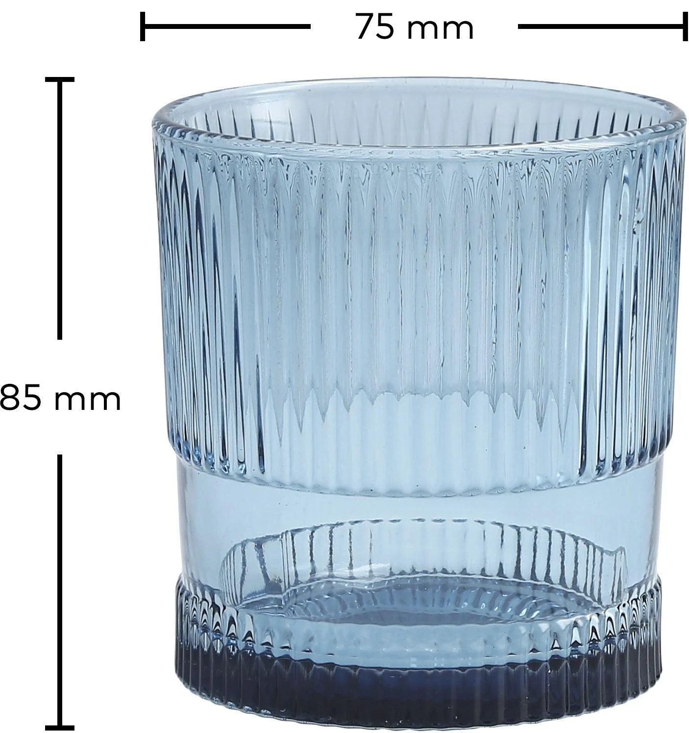 ZWIESEL Fortessa NoHo set/4 glas 250ml - blauw