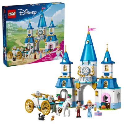 LEGO Disney 43275 Assepoesters kasteel en paardenkoets