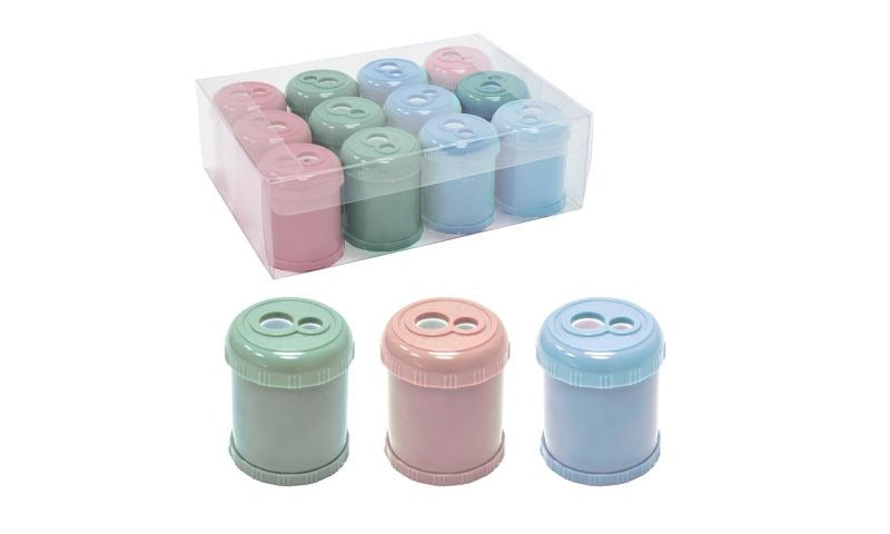 SOHO Puntenslijper tonnetje pastel