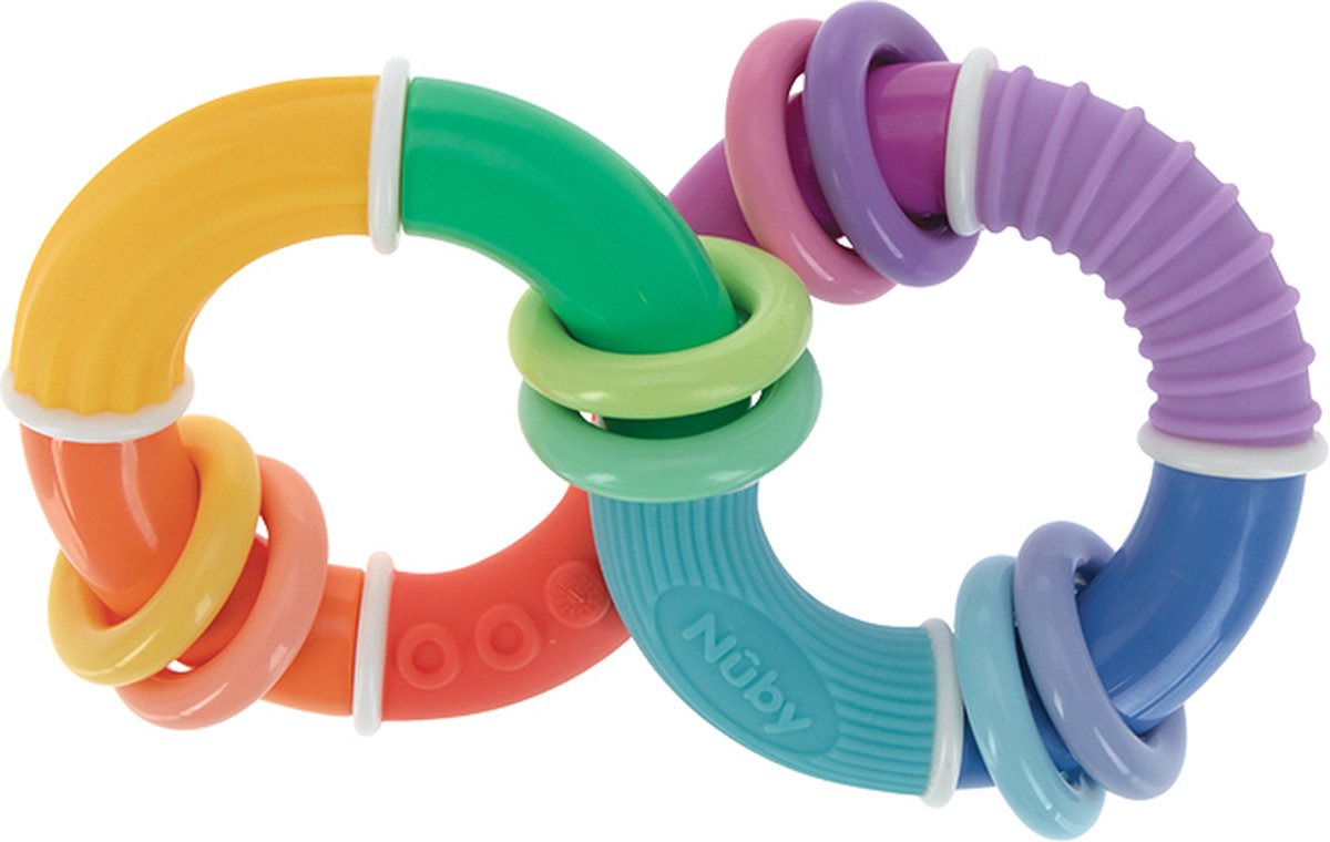 NUBY Draai en rammelspeeltje met ringen