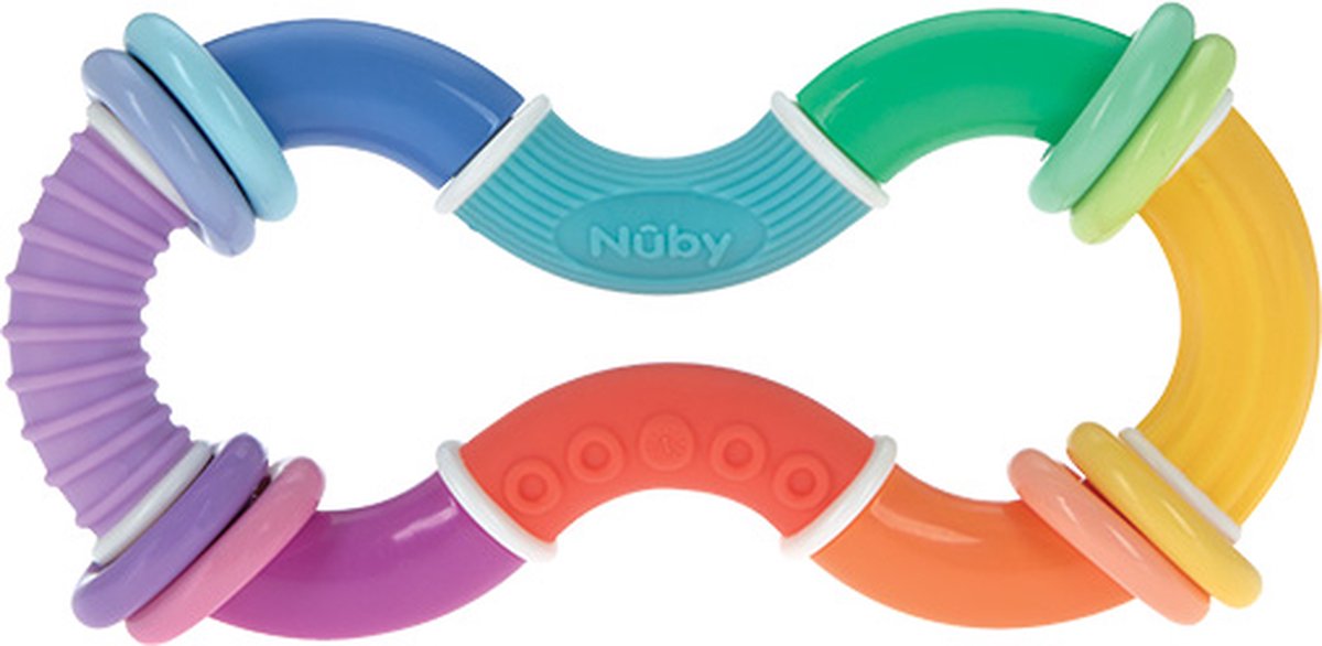 NUBY Draai en rammelspeeltje met ringen