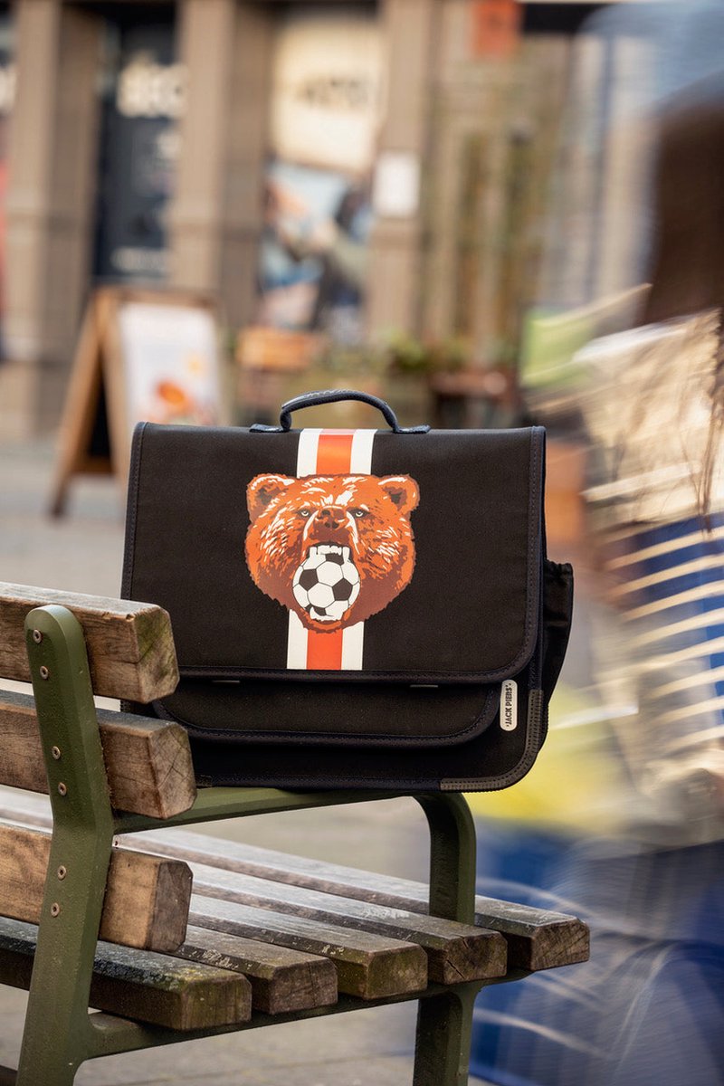 JACK PIERS Schooltas Paris large- Soccer bear