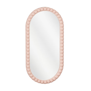 JAX Spiegel ovaal - 49.5x25cm - l. roze