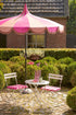 RISSY Parasol - hoogte: 238cm - dia:220cm - roze